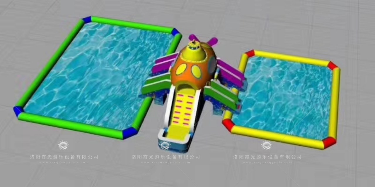 菏泽深海潜艇儿童乐园充气游泳池